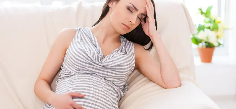 Severe persistent fatigue during pregnancy, leg fatigue