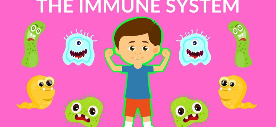 Increased immunity in a child. Video