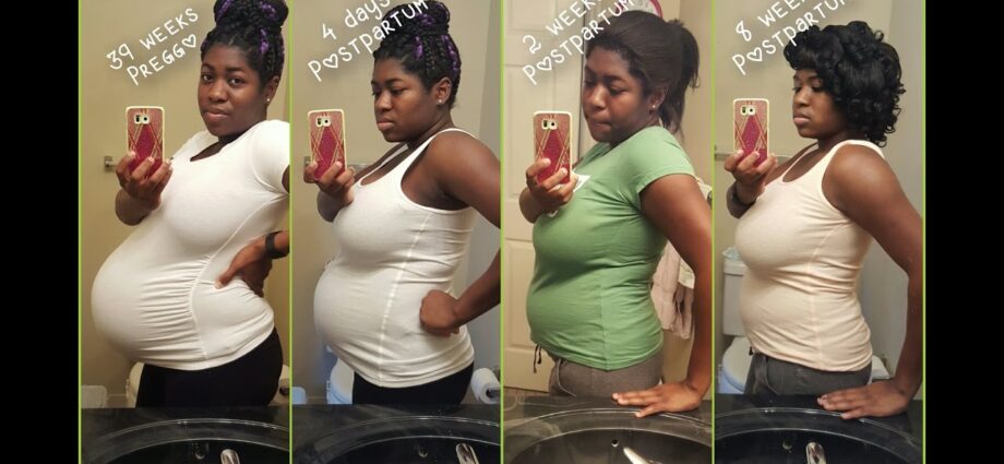 Instamama showed what her belly looks like right after the sixth birth