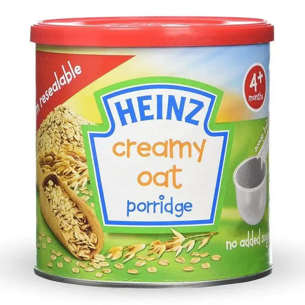 Instant porridge &#8220;Heinz&#8221; for children. Video