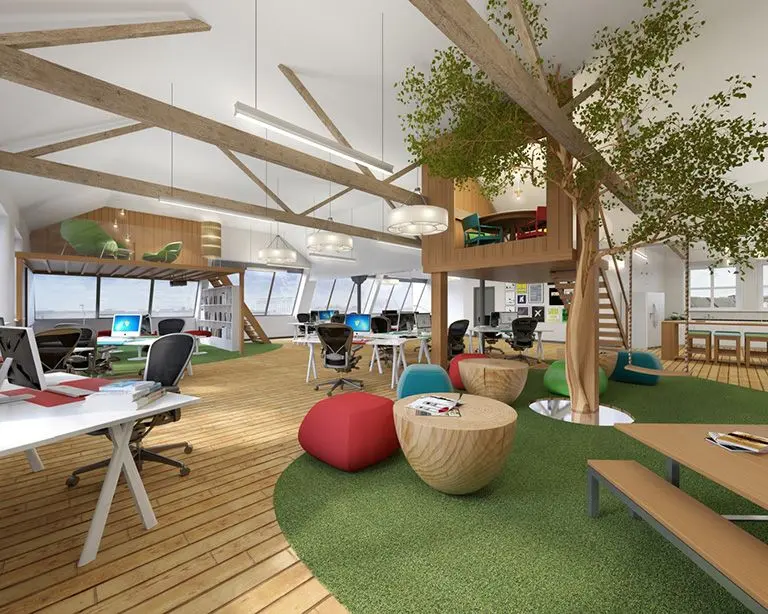 Interesting workplace design