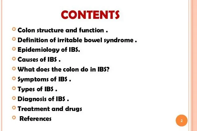 Irritable Bowel Syndrome &#8211; References