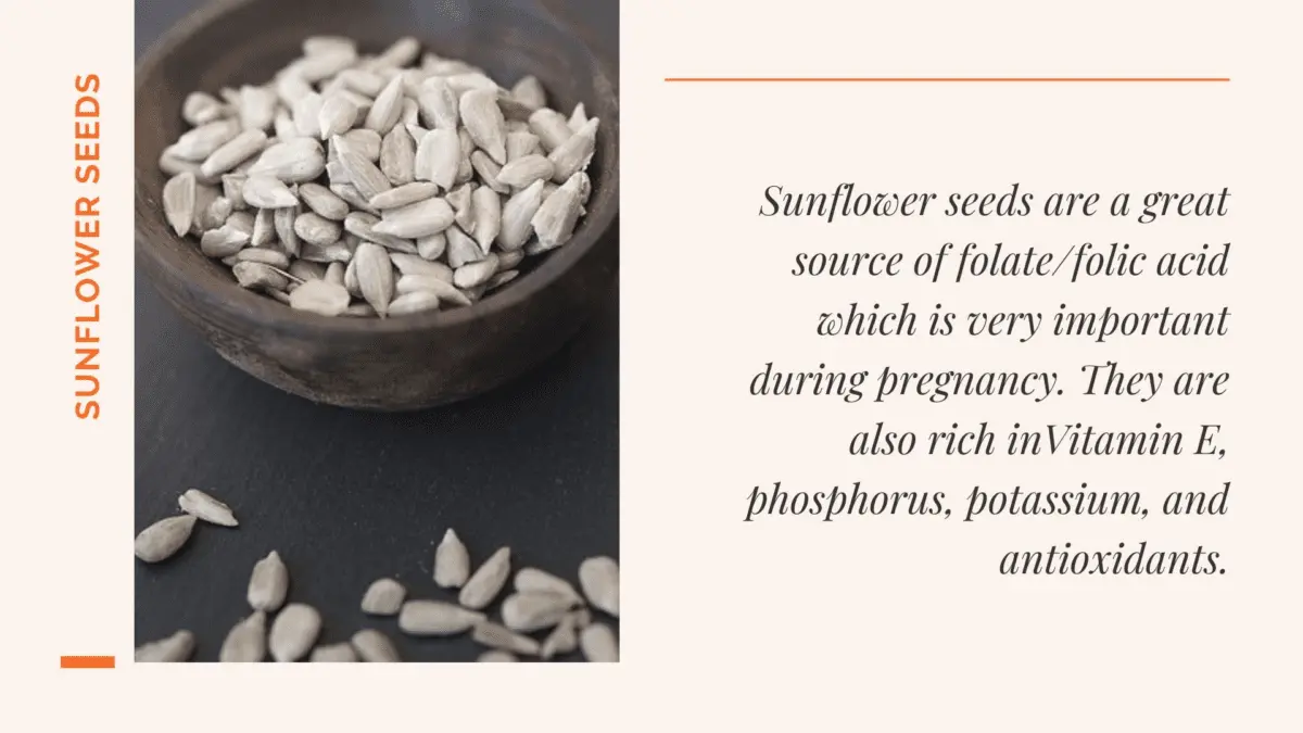 Is it possible for pregnant women to roasted sunflower or pumpkin seeds