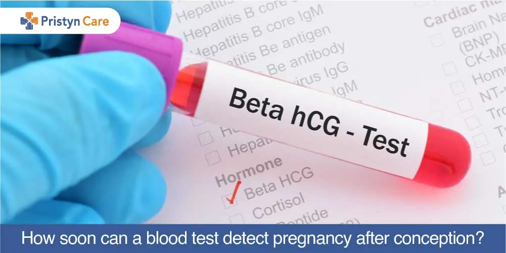 Is it possible to determine pregnancy by blood