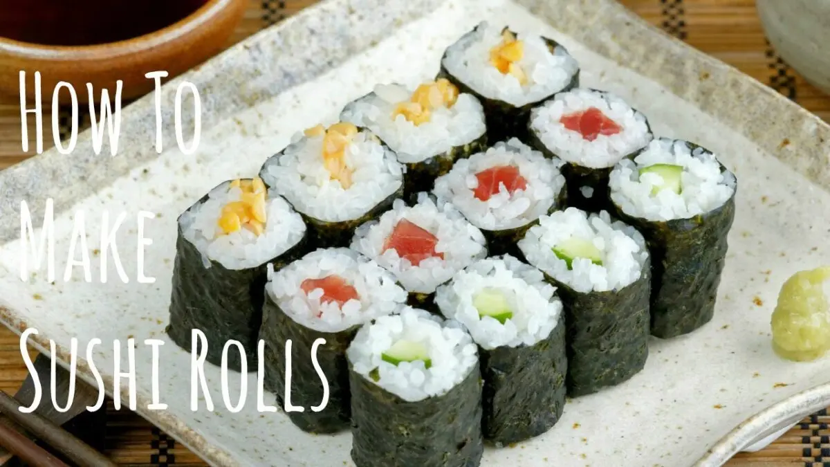 Japanese cuisine: how to make your own rolls? Video