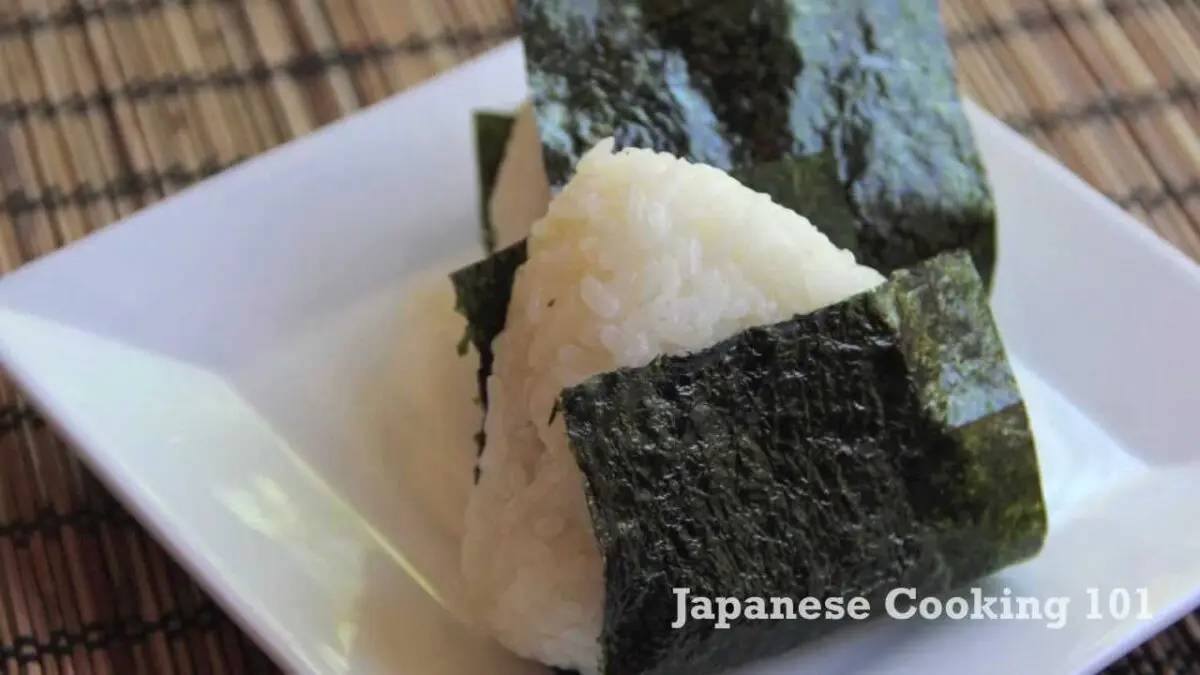 Japanese rice balls. Video