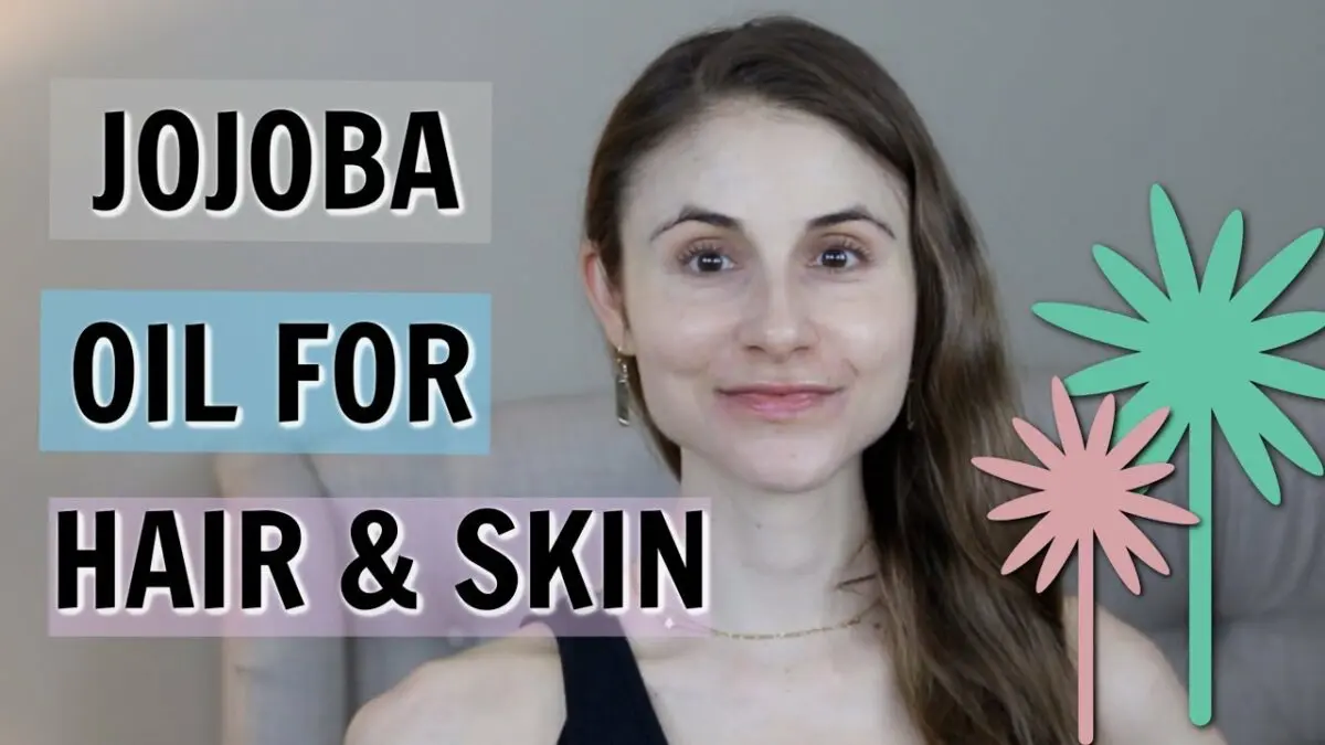 Jojoba oil for face care. Video