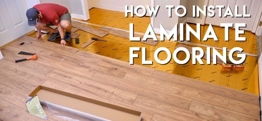 Laminate in the interior. Video