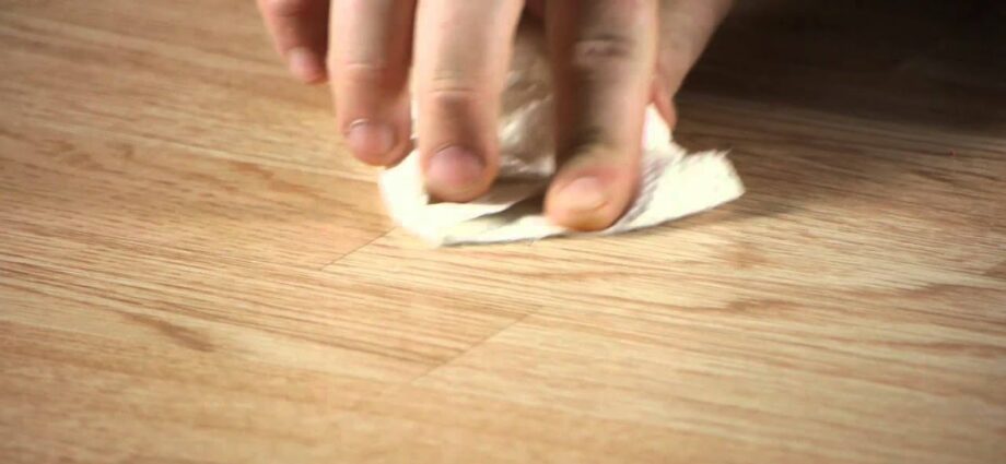 Laminate scratches: how to get rid of? Video