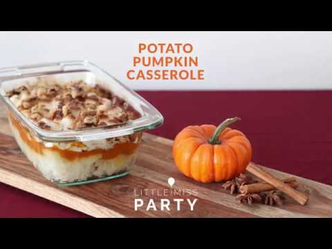 Lean casserole: recipe with pumpkin and potatoes. Video