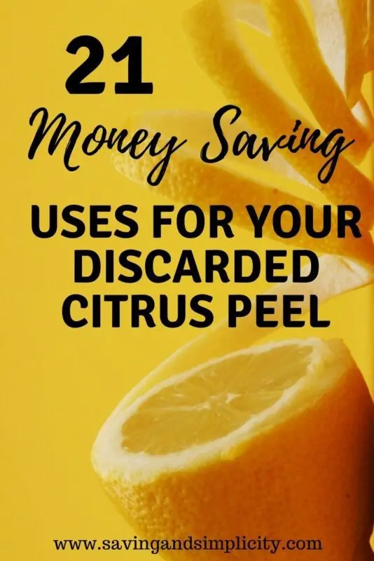 Lemon and orange peels are no longer a hindrance