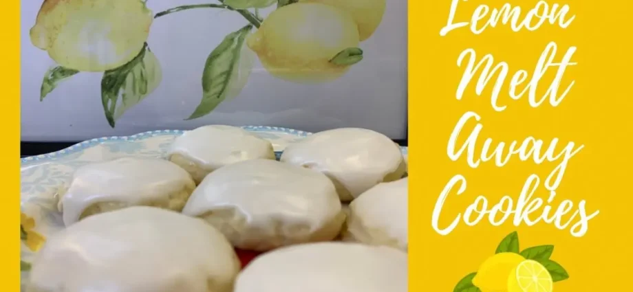 Lemon biscuits: a delicate homemade treat. Video