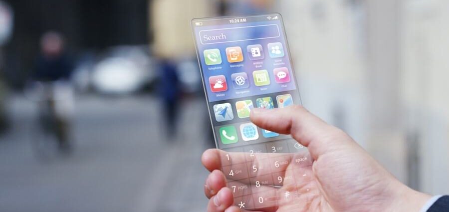 LG Transparent Phone