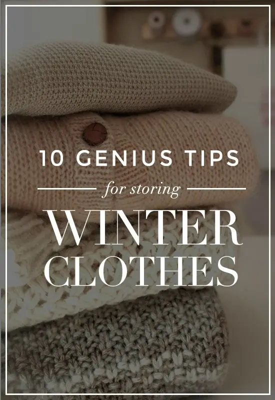 Life hack: winter clothes, how to store in summer