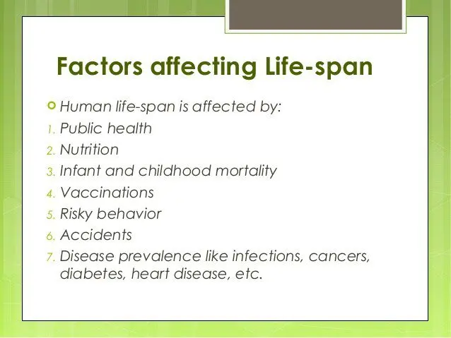 Life-shortening factors