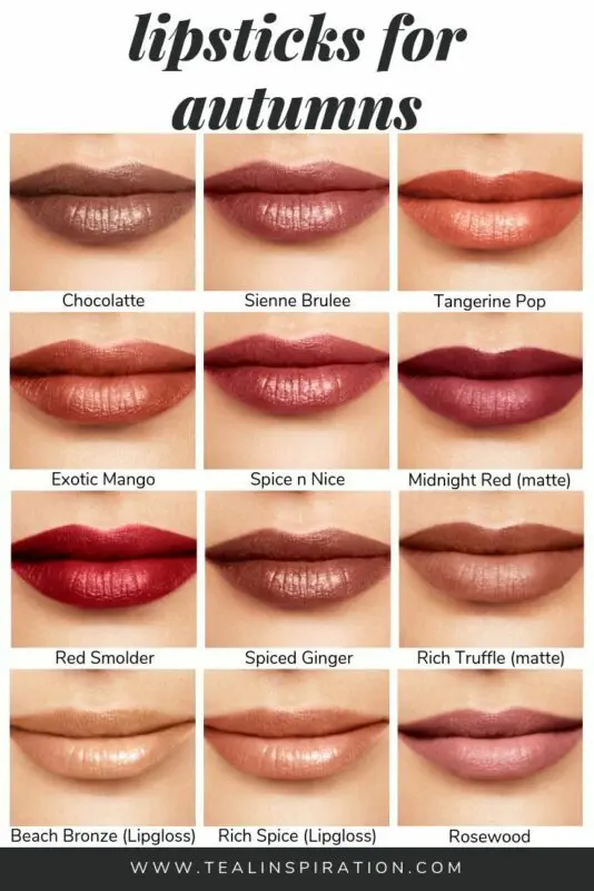 lipstick shade for autumn