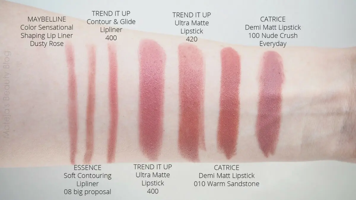 Lipsticks Maybelline, L&#8217;Oreal, Catrice, Sleek: swatch, reviews, photos