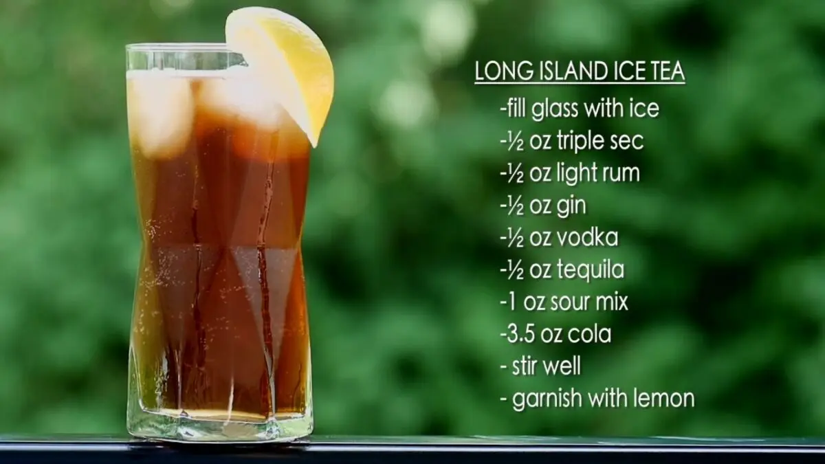 Long Island cocktail. Recipe with video