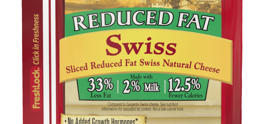 Low-fat, low-calorie cheeses