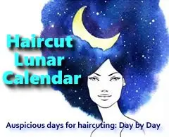 Lunar calendar of haircuts and coloring for May