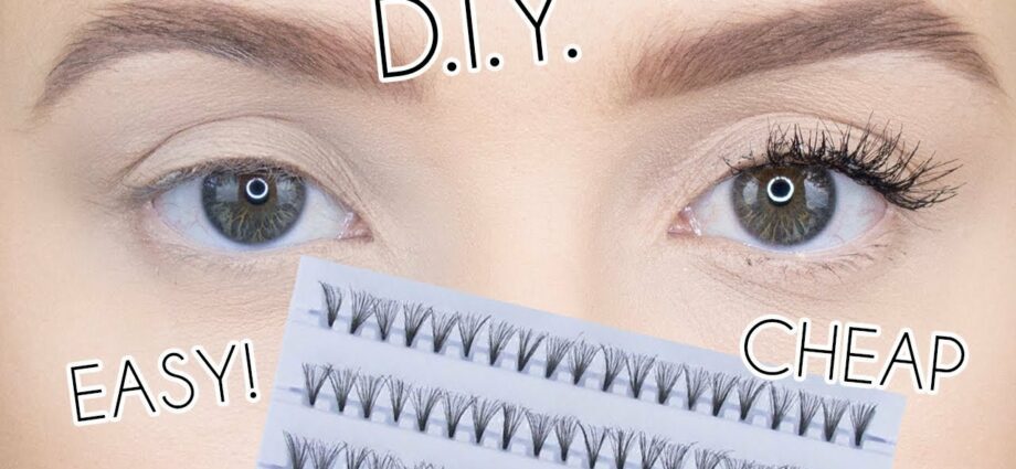 Lush eyelashes: how to make yourself? Video