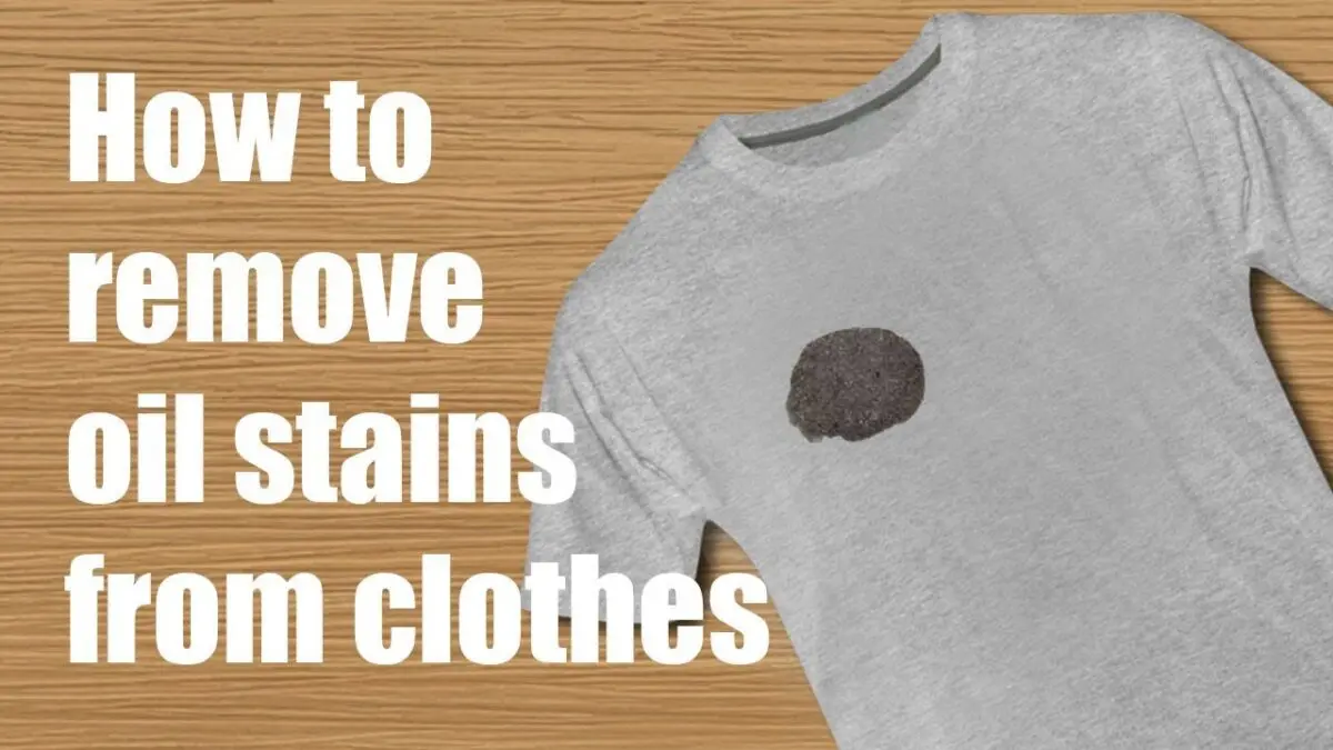 Machine oil stains: how to remove from clothes? Video