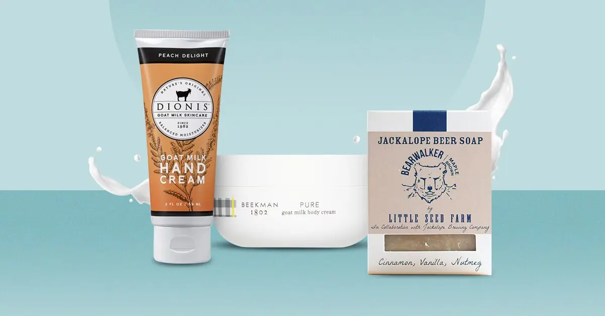 Magic ingredient: goat milk and oil for youthful skin