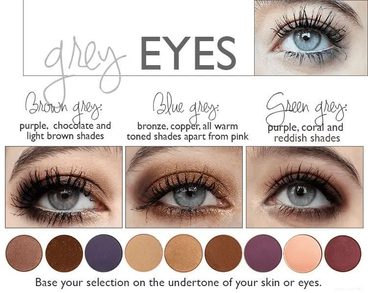 Makeup for gray-green eyes: the best options. Video