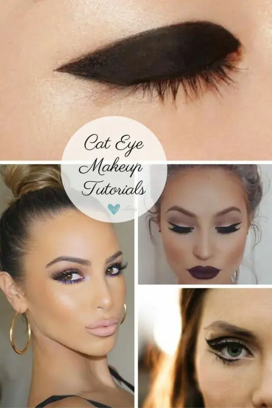 Makeup in the style of &#8220;cat eyes&#8221;. Video