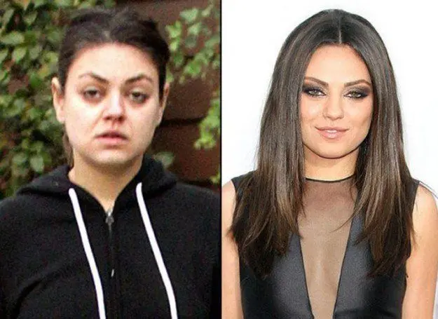 Makeup like a star before and after photos