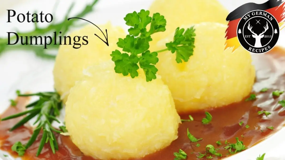 Making potato dumplings. Video