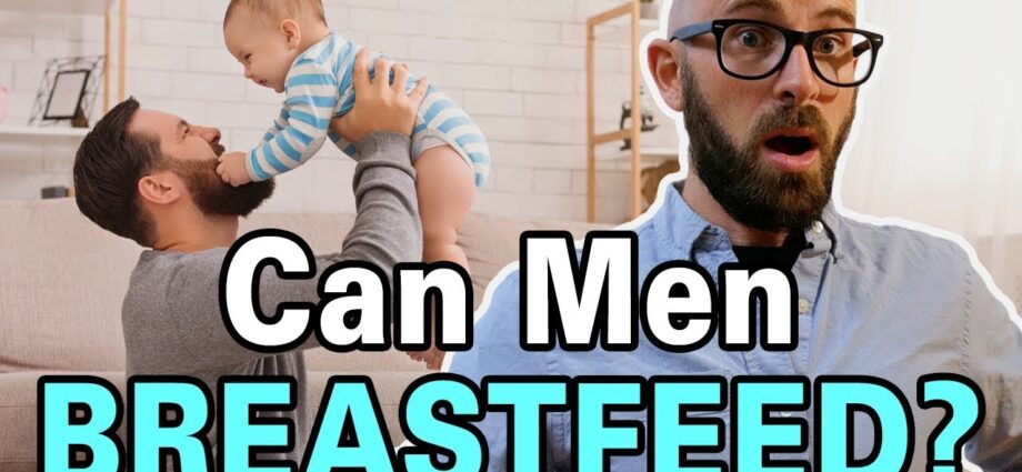 Male lactation: dads breastfeed babies, video