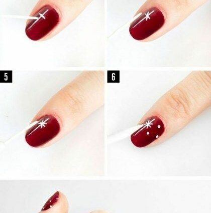 Manicure ideas manicure how to draw a pattern on the nails drawing on the nails