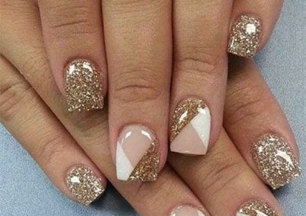 Manicure options for the New Year 2018: photo