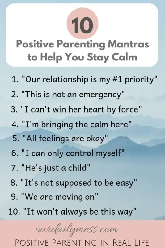 Mantras for parents: 10 phrases to get you through the day