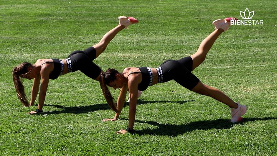 Marked abdomen: The Pin Twins routine to work the «tablet»