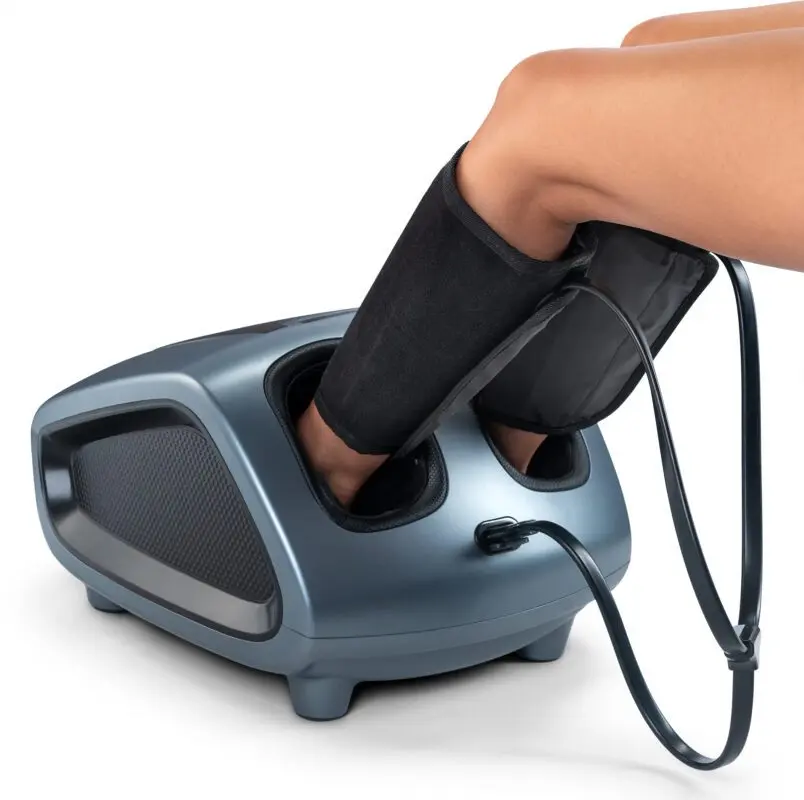 Massage your feet with a massager at home. Video