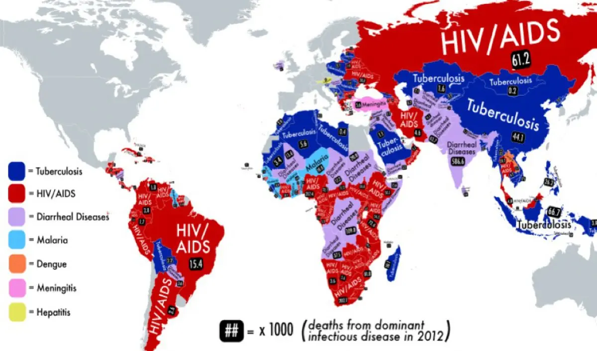 Massive infectious diseases on your map