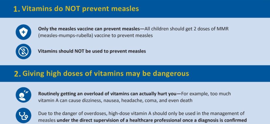 Measles, treatment, symptoms, vaccination