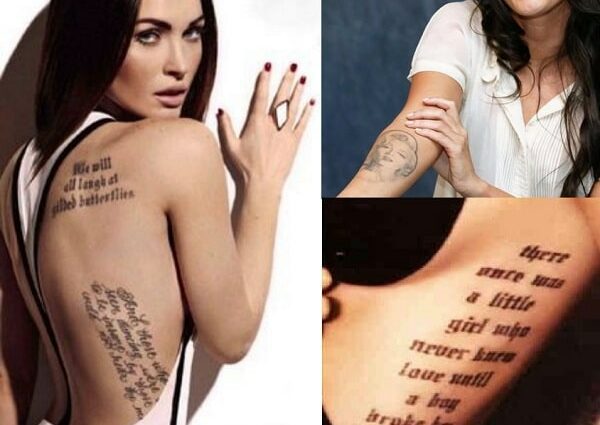 Megan Fox mengurangi tatonya dengan gambar Marilyn Monroe