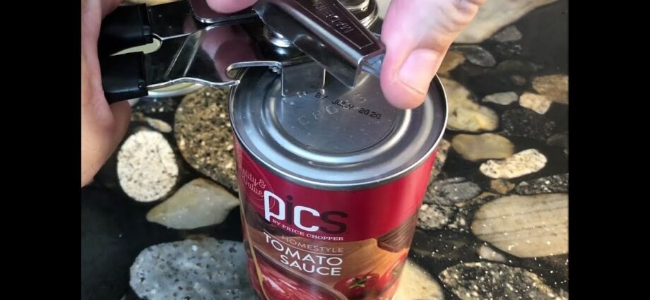 Methods for opening cans. Video