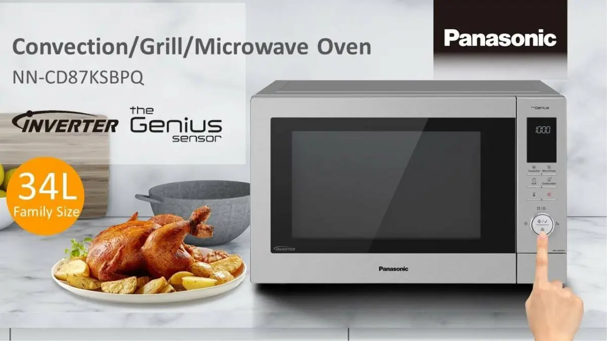 Microwave ovens with grill and convection