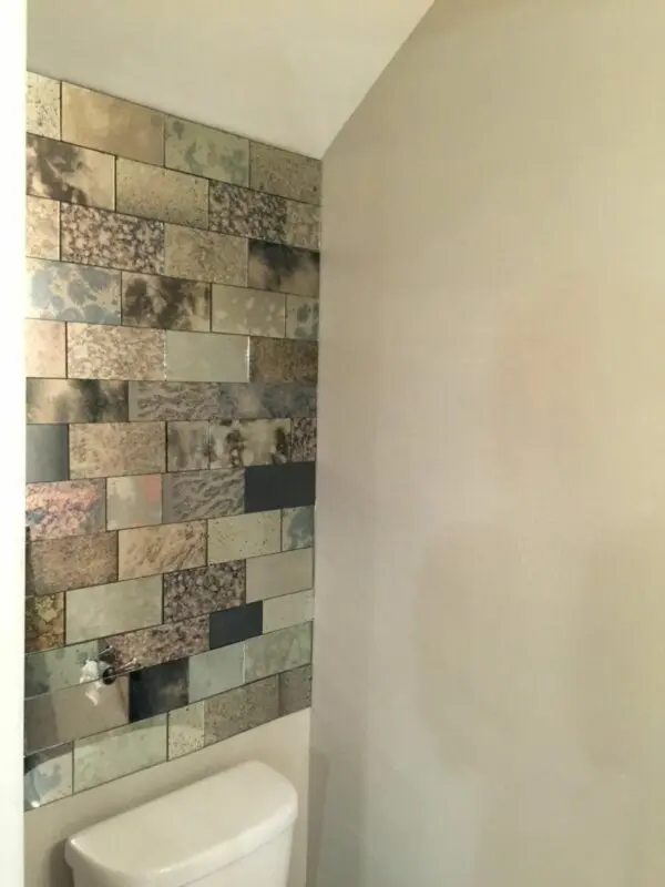 Mirror tiles. Photo and video