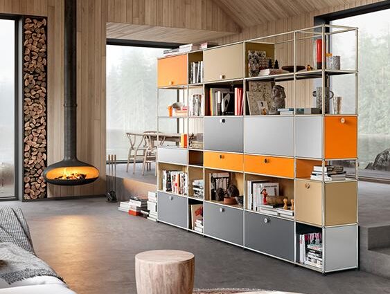 Modular furniture: shelving for every taste