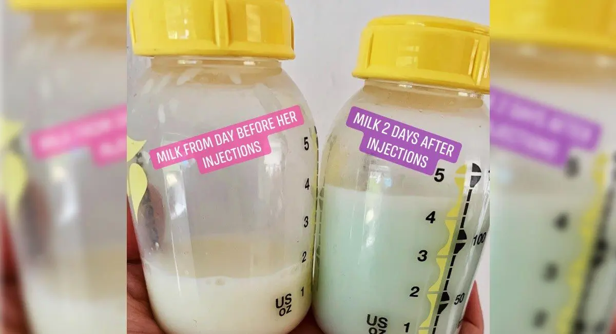 Mom&#8217;s breast milk turned blue when her daughter was vaccinated