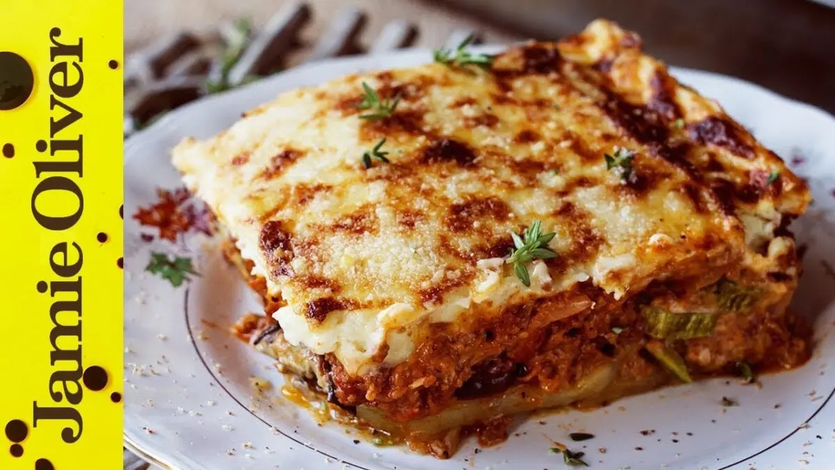 Moussaka is a Greek casserole. Video