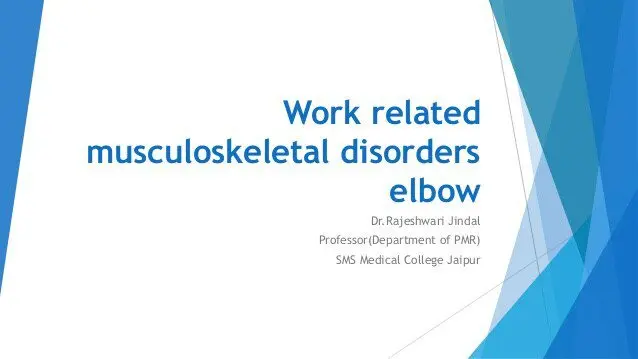 Musculoskeletal disorders of the elbow