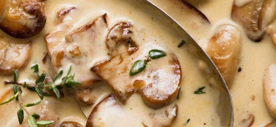 Mushroom sauce: recipe. Video