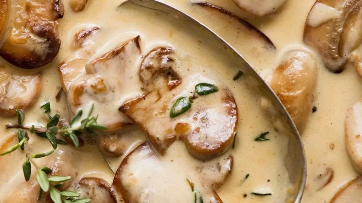 Mushroom sauce: recipe. Video