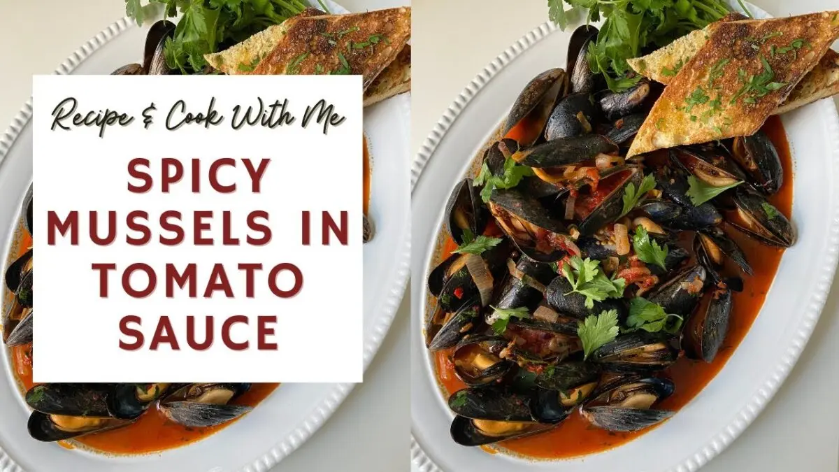 Mussels in tomato sauce: video recipe